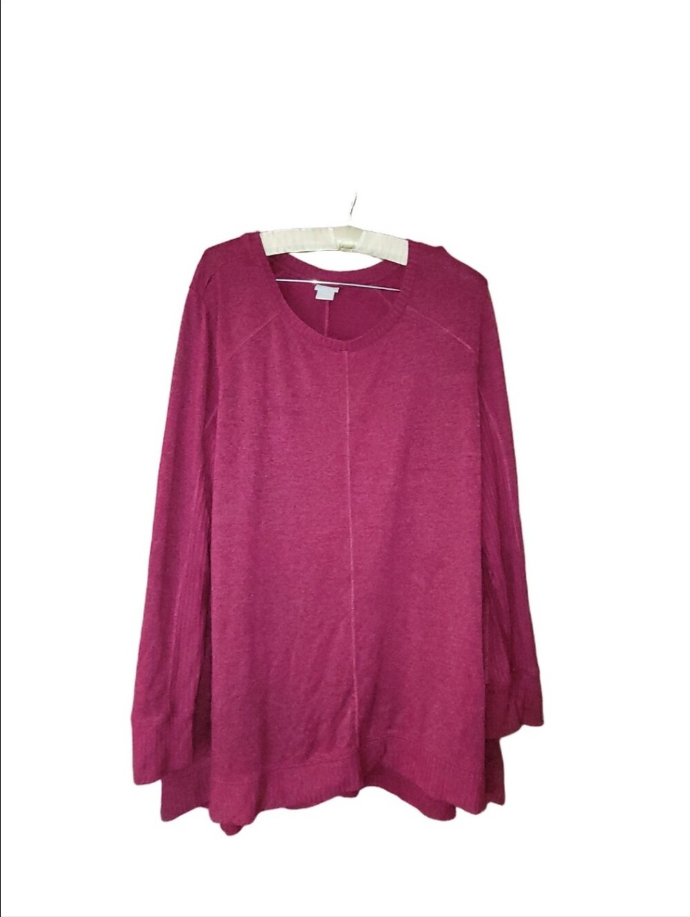 Chico's 3 Hot Pink Lghtweight Colorful Sweater Xl 16